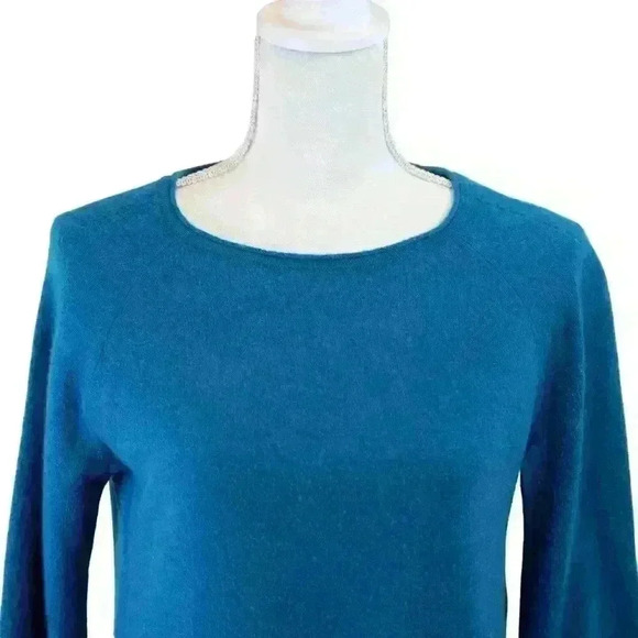Halogen Teal Cashmere Sweater Size XS - Picture 1 of 6